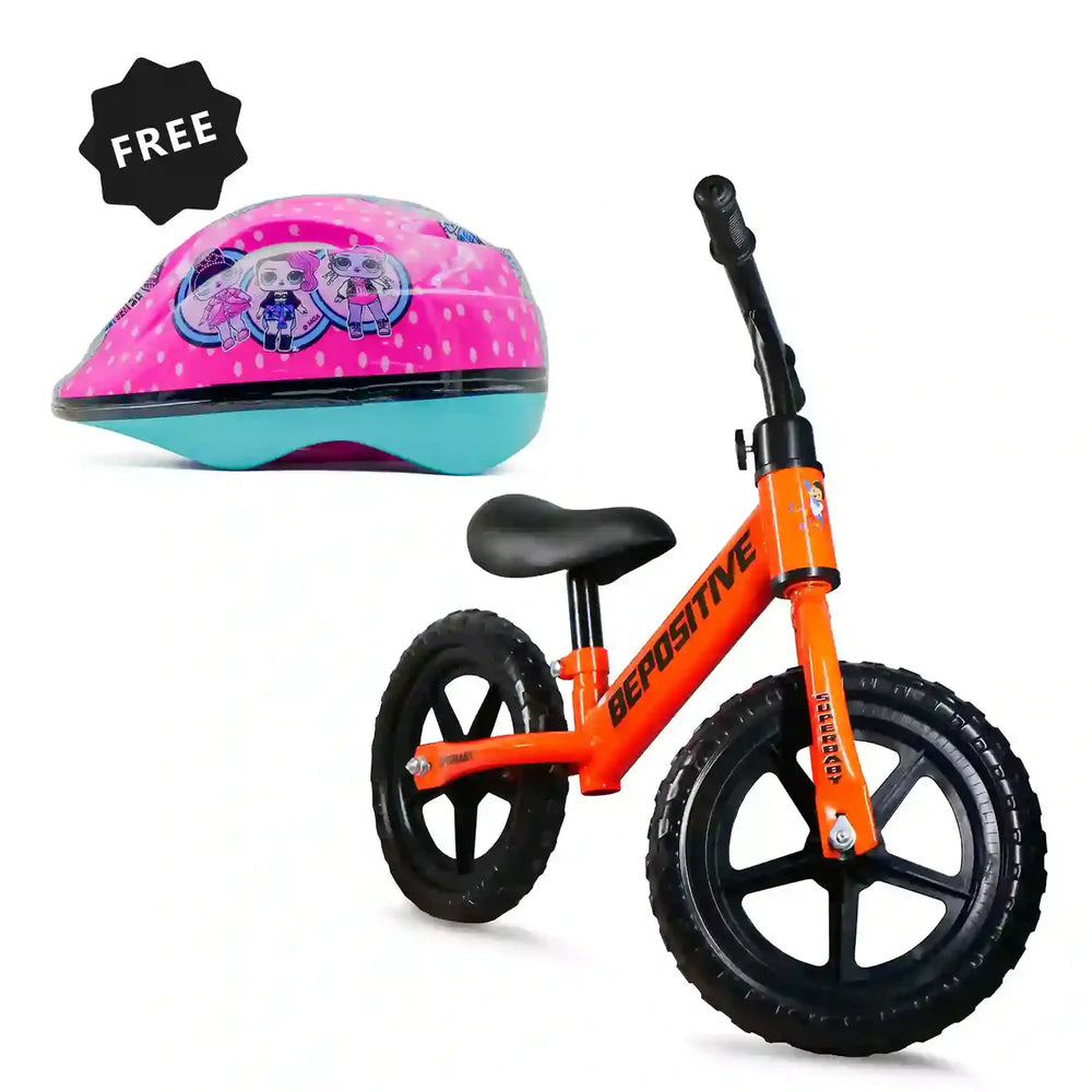 Superbaby Kids Balance Bike + Lol Children Helmet Combo Offer – Bepocart