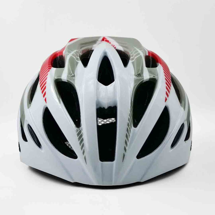 Agera Bicycle Helmet black white grey front view