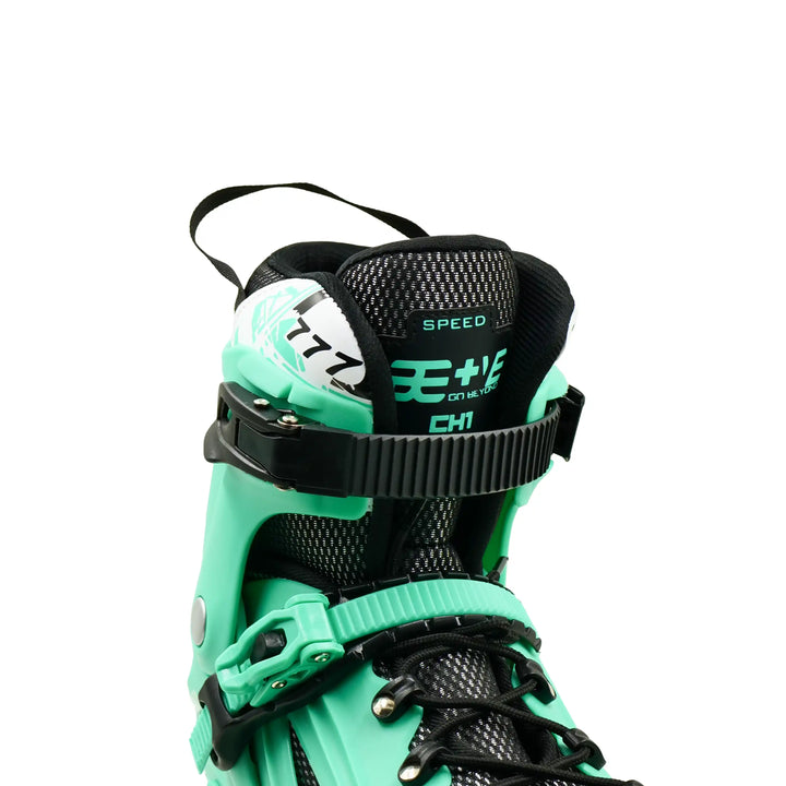 bepositive CH1 skate turquoise blue closeup