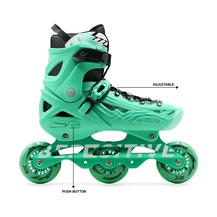 bepositive CH1 skate turquoise blue sideview