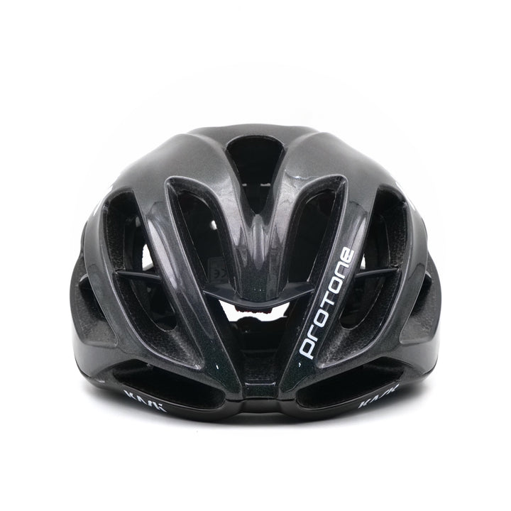 Kask Protone Cycling Helmet glossey grey front view