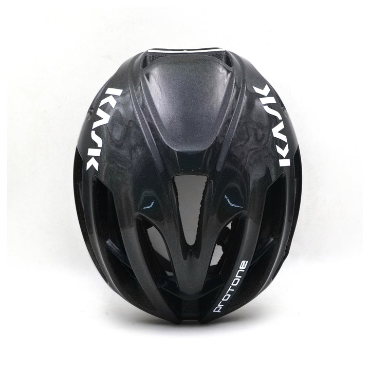 Kask Protone Cycling Helmet glossey grey top view