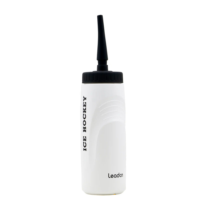 White squeeze bottle with black cap and 'Ice Hockey' text on a white background