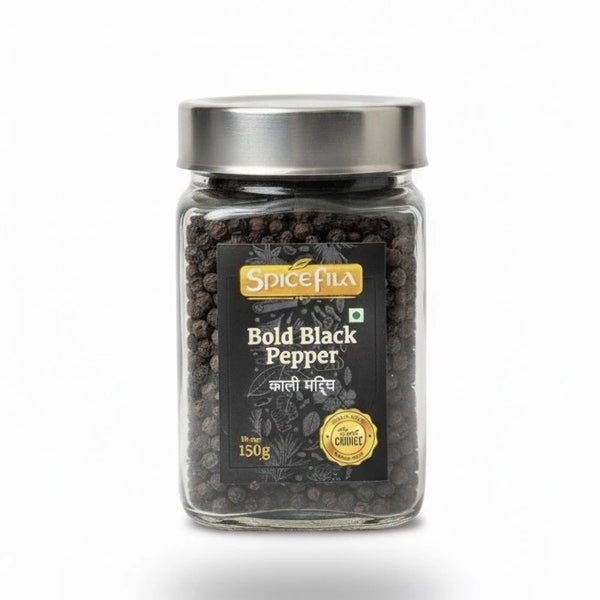 Spicefila Bold Black pepper frontview with white background 