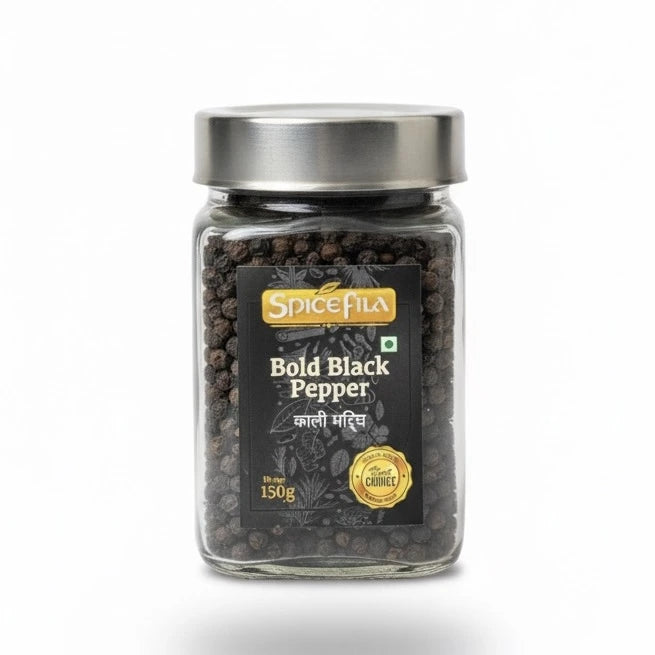Spicefila Bold Black pepper frontview with white background 