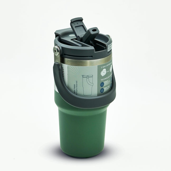 Tyeso-Vacuum-Insulated-tumpler-600-ml-green-nozzle-view