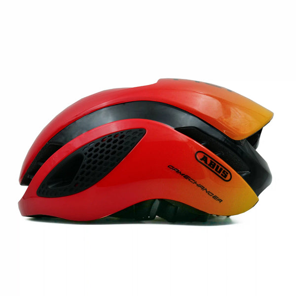 abus game changer cycling helmet left side view