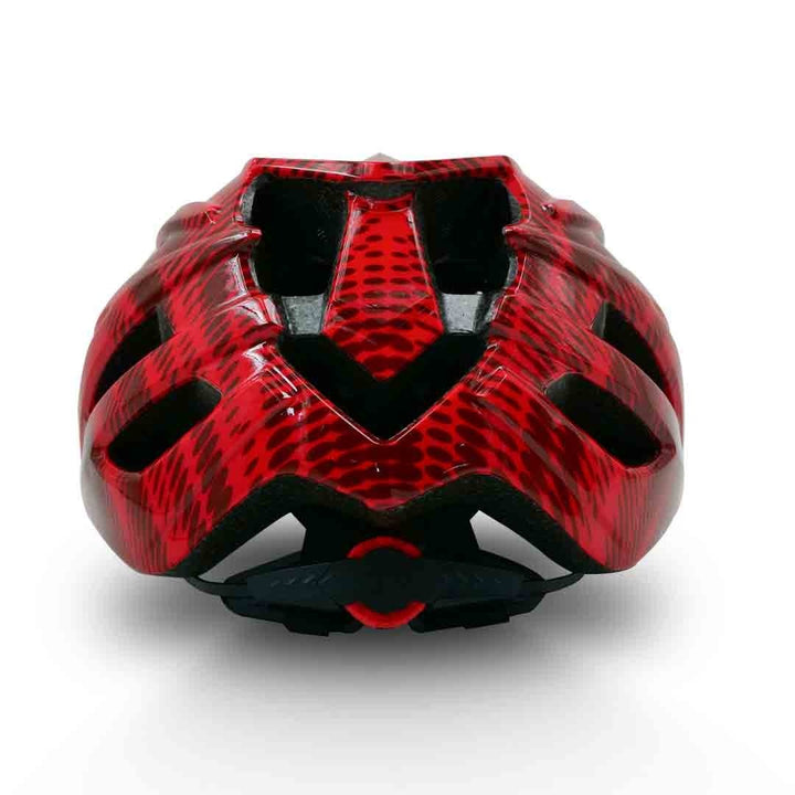 Agera Bicycle Helmet red back view