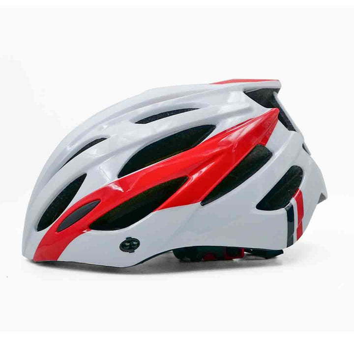 Agera Bicycle Helmet black white red left side view