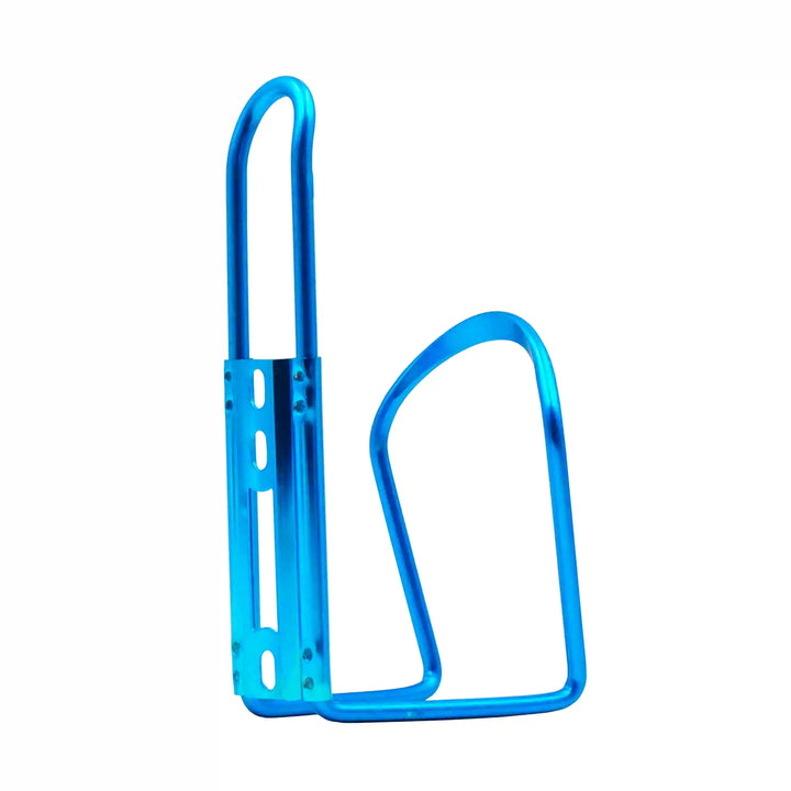 aluminium alloy bicycle bottle holder blue side view