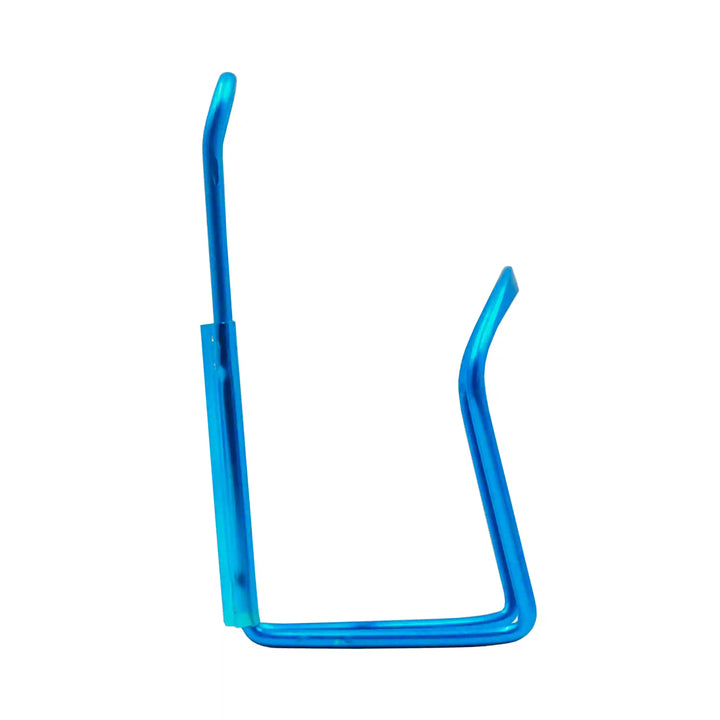 aluminium alloy bicycle bottle holder blue side view