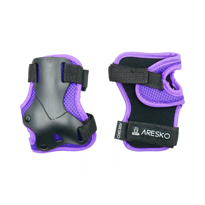 ARESKO 6 IN 1 Protective hand pads black puple