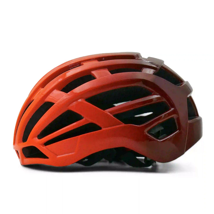 Argus Cycling Helmet orange brawn side view