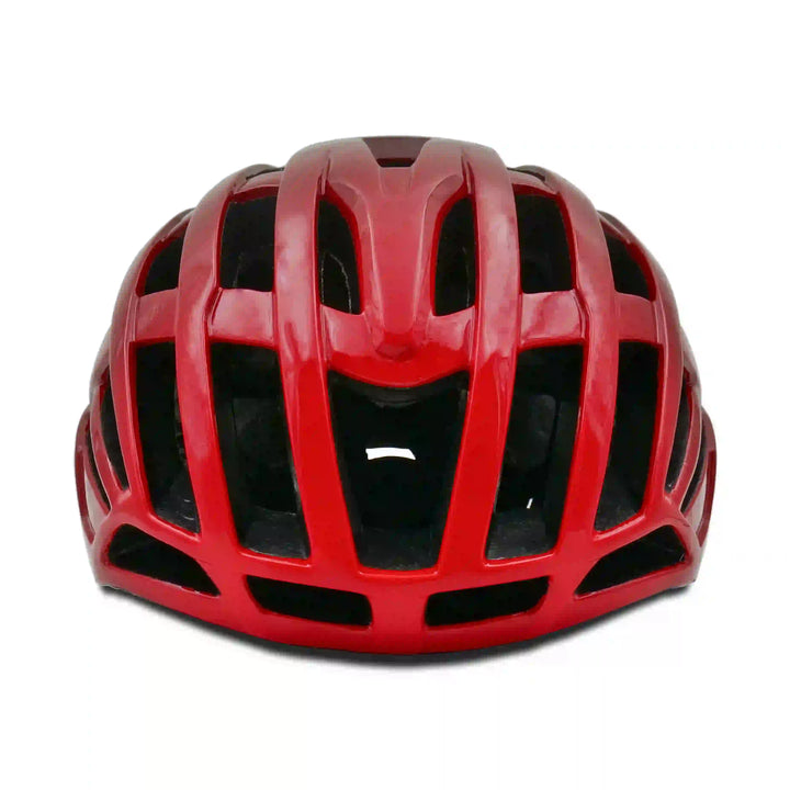 Argus Cycling Helmet black red front view