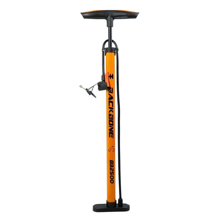 Backbone BB2500 Bicycle Air Pump orange full view
