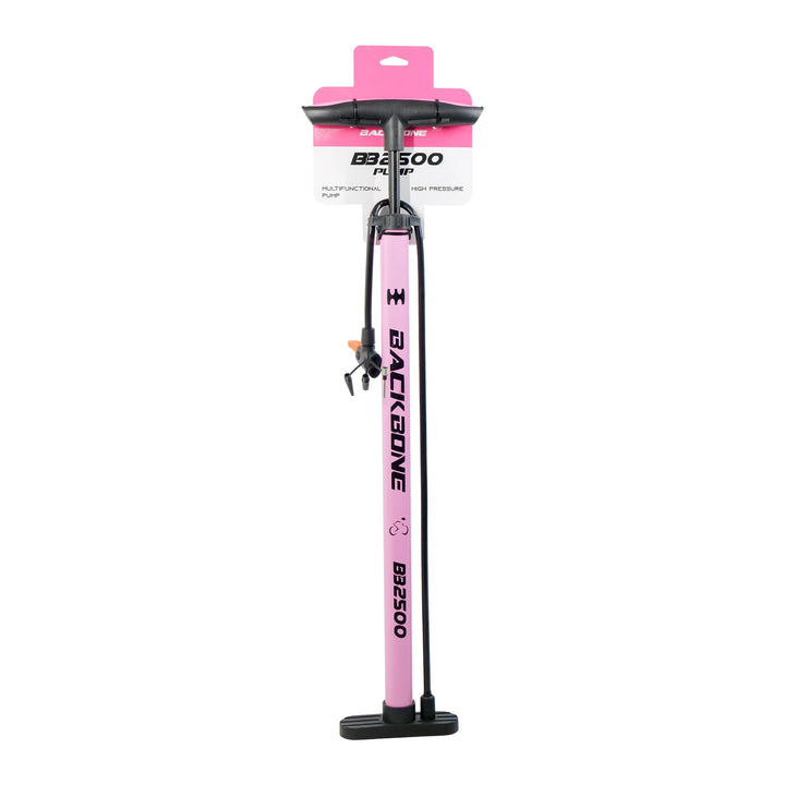 Backbone BB2500 Bicycle Air Pump pink with package
