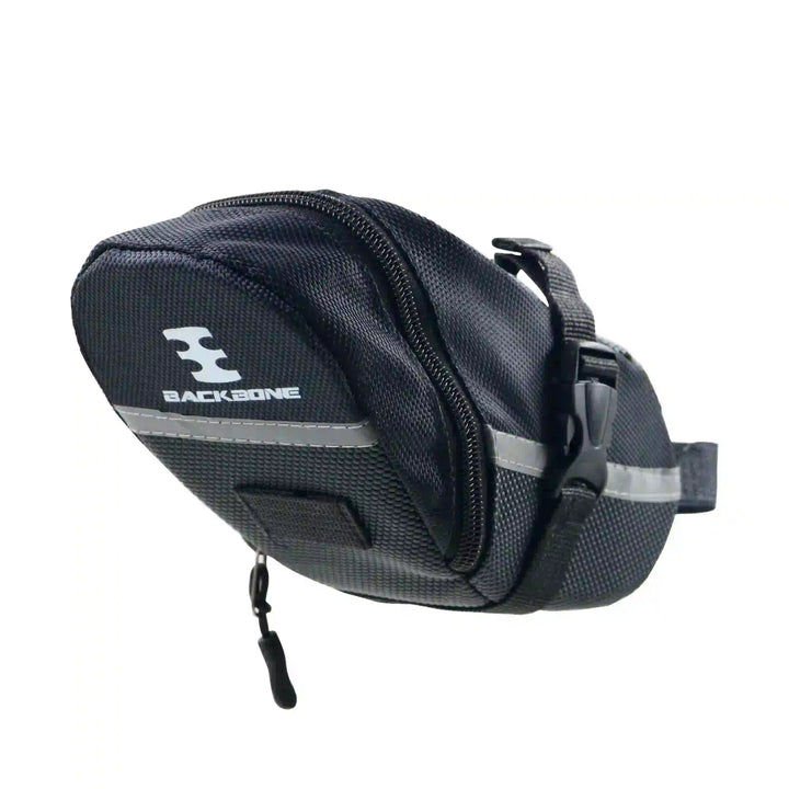 backbone cycling bag black back view