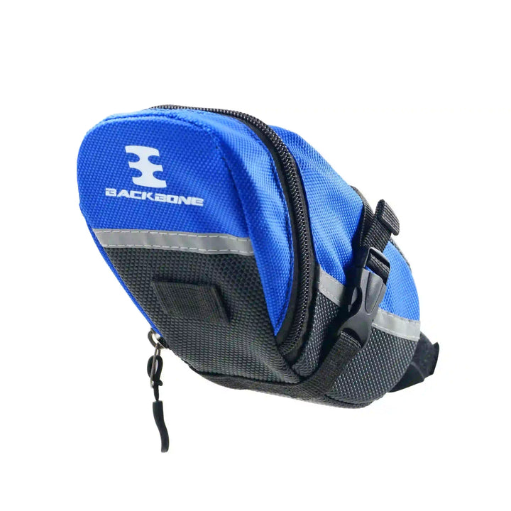 backbone cycling bag blue back view