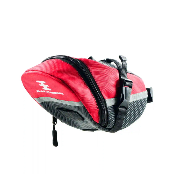 backbone cycling bag red left view