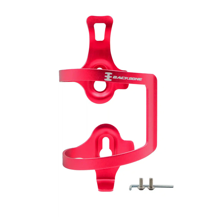 backbone cycling bottle holder bb 002 red  front view