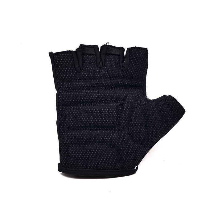 backbone cycling gloves black back view