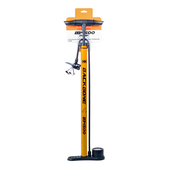 Backbone BB4500 Bicycle Floor Pump orange with package