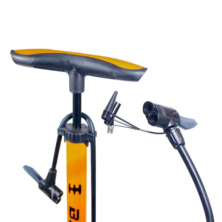 Backbone BB4500 Bicycle Floor Pump orange valve and needle
