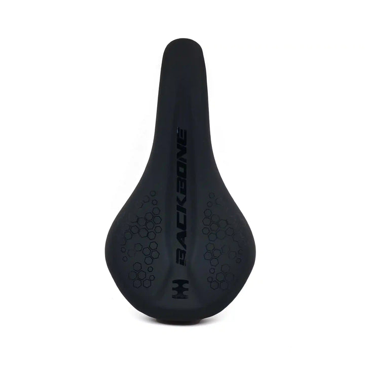 Backbone Memory Foam Saddle With Built in Tail Light black full view