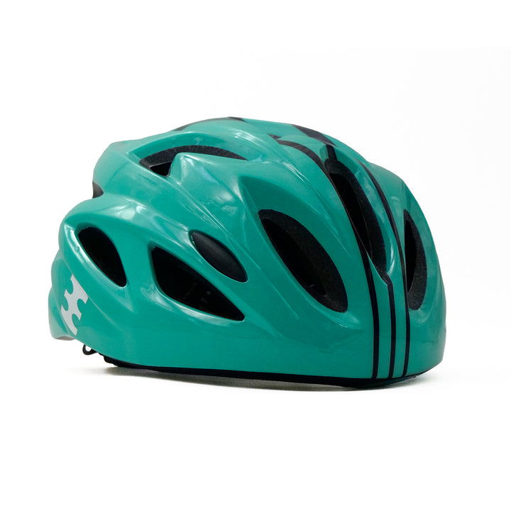 backbone force cycling helmet blue right side view