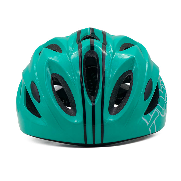 backbone force cycling helmet blue front side view