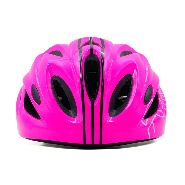 backbone force cycling helmet pink front view