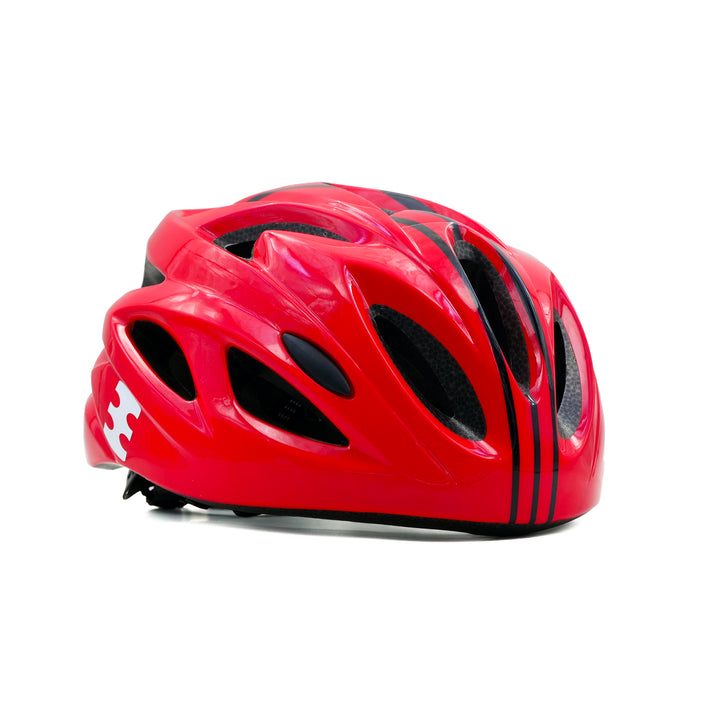 backbone force cycling helmet red right side view