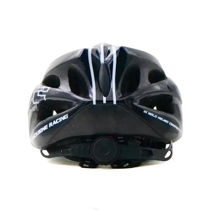 backbone force cycling helmet black back view