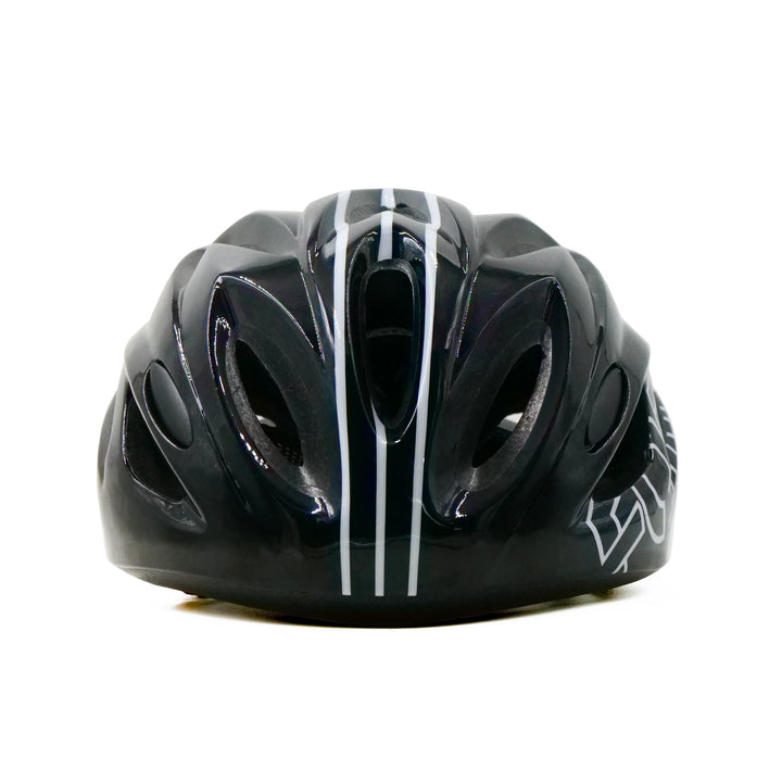 backbone force cycling helmet black front view