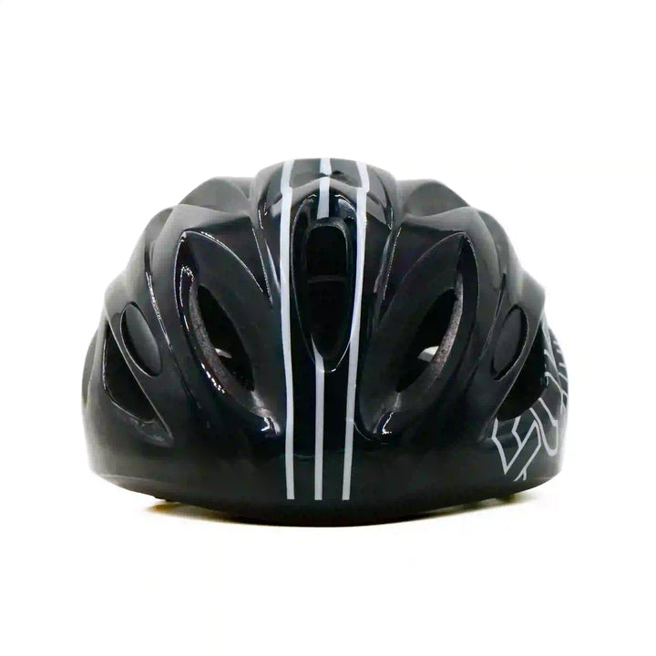 backbone force cycling helmet black front view