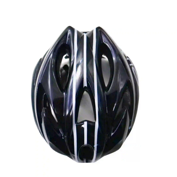 backbone force cycling helmet black top view