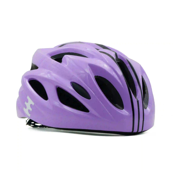 backbone force cycling helmet purple angle view