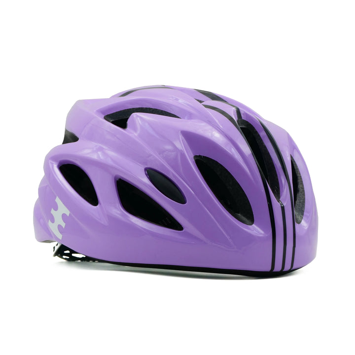 backbone force cycling helmet purple right side view