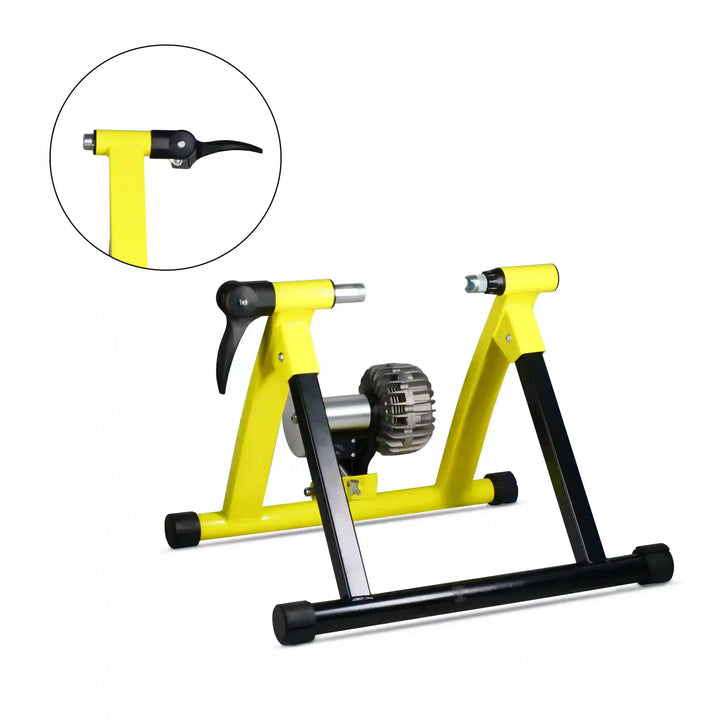 Backbone Indoor Bike Trainer HS-QX-009BI black yellow feature view