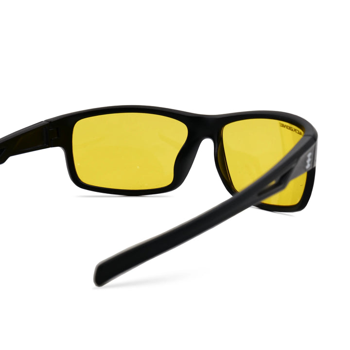 backbone night riding goggles yellow left-back view