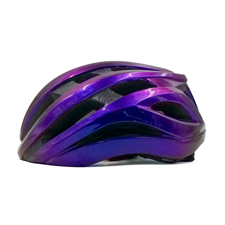 Pantom Cycling Helmet purle left side view