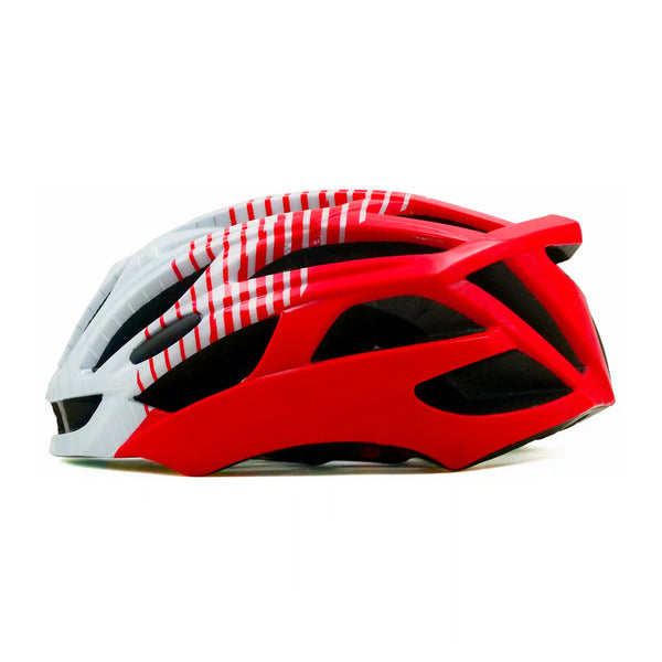 Casque 2.0 Bicycle Helmet white red left side view