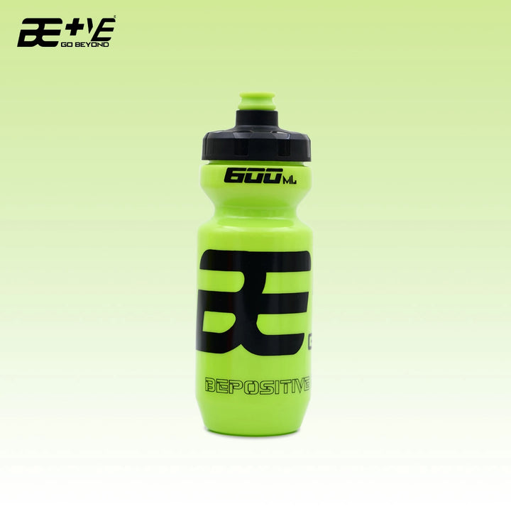 BePositive Cycling Sipper Bottle 600 ml green front view