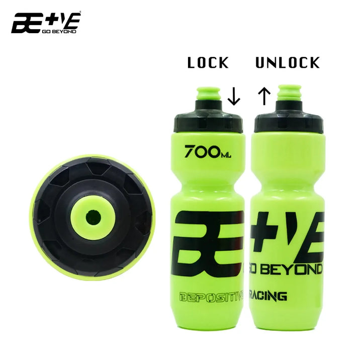 BePositive Cycling Sipper Bottle 700 ml green top view