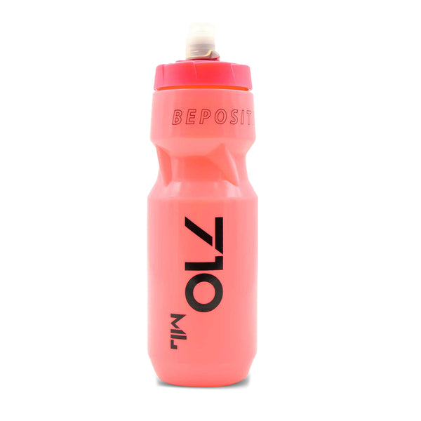 Bepositive 710 ml Water Bottle peach pink front view
