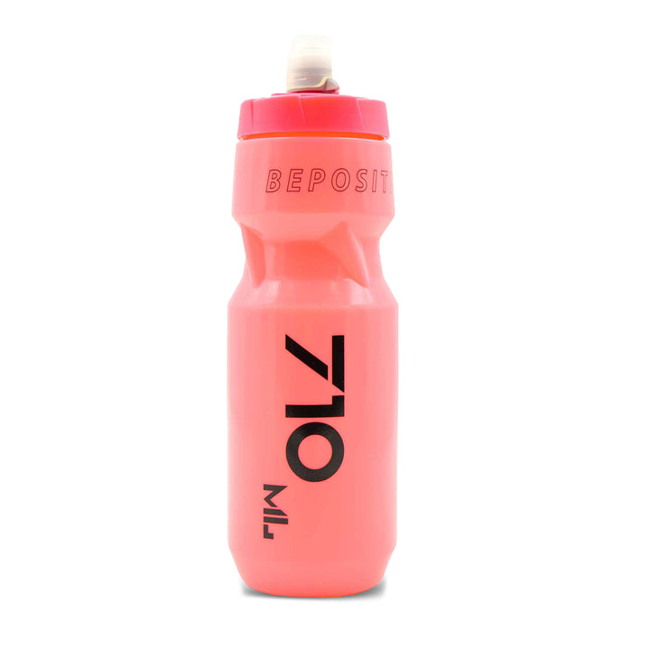 Bepositive 710 ml Water Bottle peach pink front view
