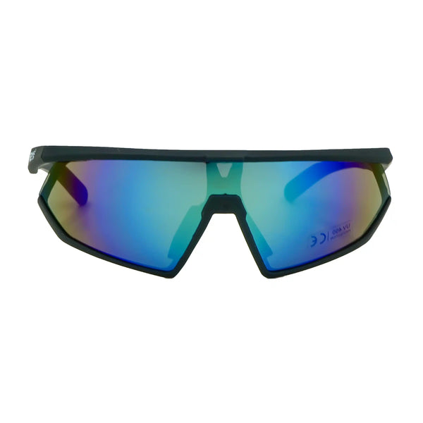 bepositive augusta sports sunglass blue front view