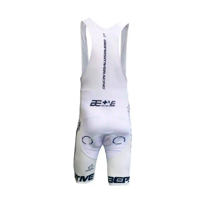 BePositive AeroFlex Cycling Shorts 2025 Edition white back view