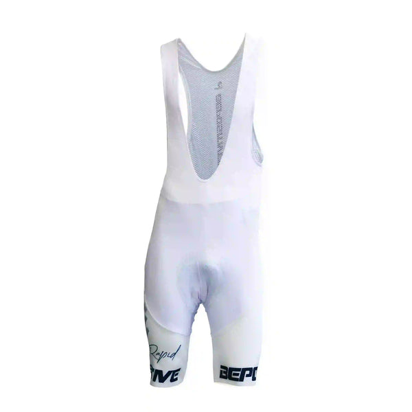 BePositive AeroFlex Cycling Shorts 2025 Edition white front view