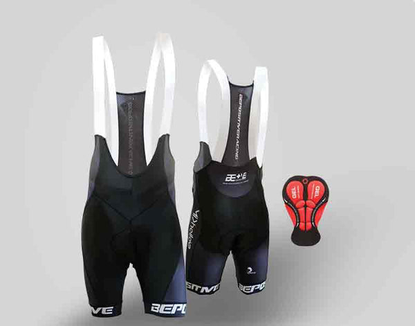 bepositive cycling bib shorts full view